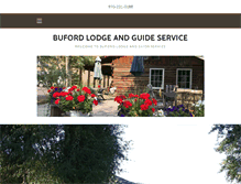 Tablet Screenshot of bufordguideservice.com
